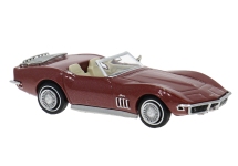 Brekina 19994 - H0 - Chevrolet Corvette C3 - metallic dunkelrot